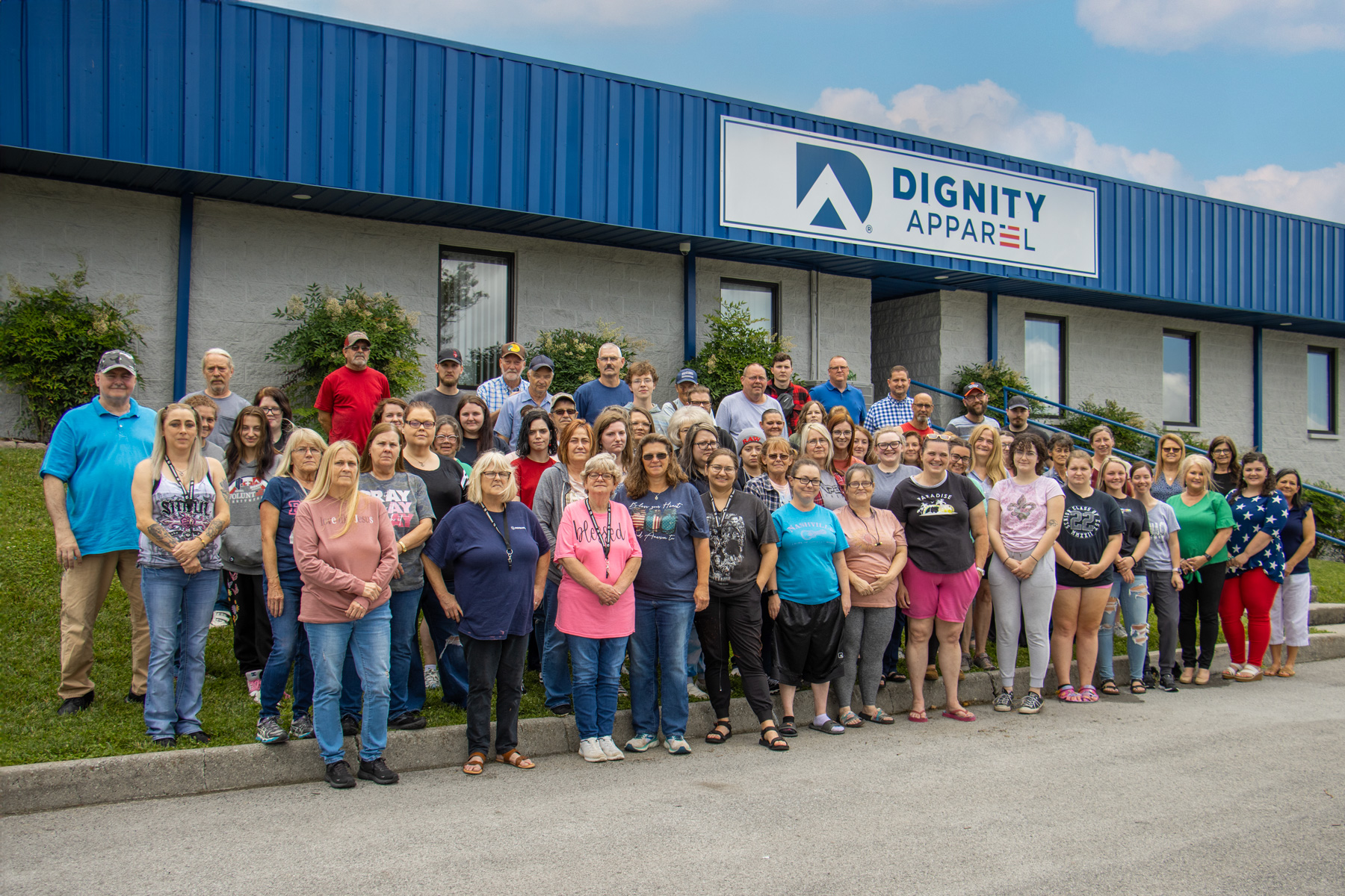 Dignity Apparel Team Photo